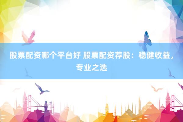 股票配资哪个平台好 股票配资荐股：稳健收益，专业之选